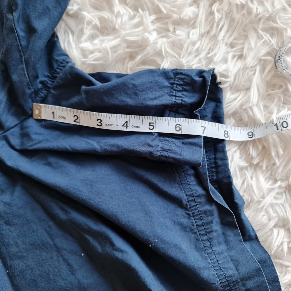 Lauren Ralph Lauren 100% Cotton Navy Blue Bermuda Shorts - Size 14 - Picture 5 of 8